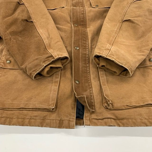 00s Carhartt ダスターコート サイズ2XL メキシコ製 カーハート ダックジャケット ワークジャケット 裏ボア ブラウン  【X0208-001】□ - メルカリ