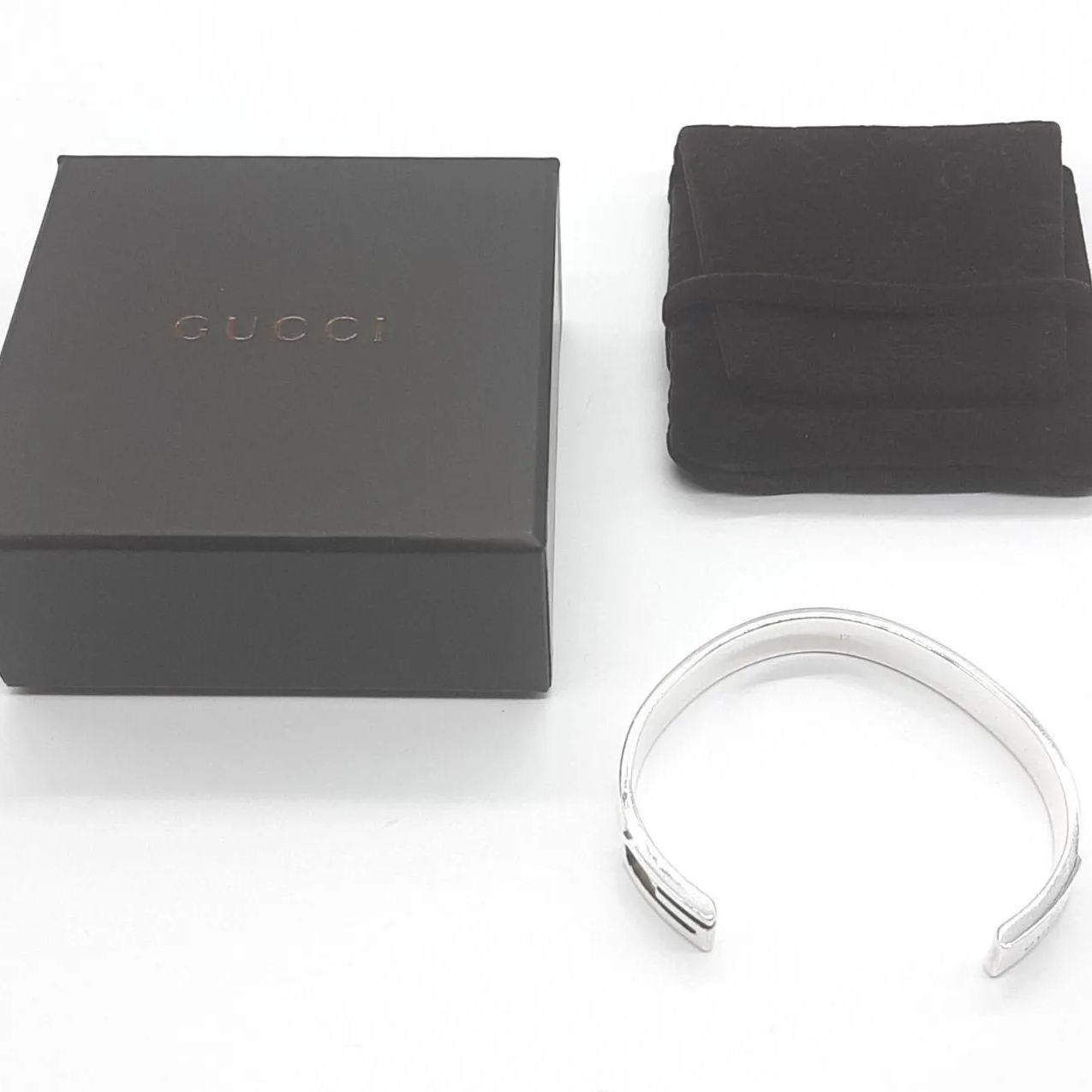 超安い グッチ スターリング ブレスレット バングル Gロゴ Gucci アクセサリー
