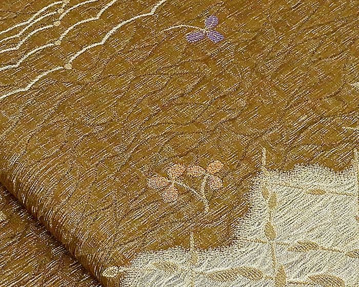 袋帯 未着用超美品 正絹 染色作家 草野一騎作 袋帯 未使用 新古品