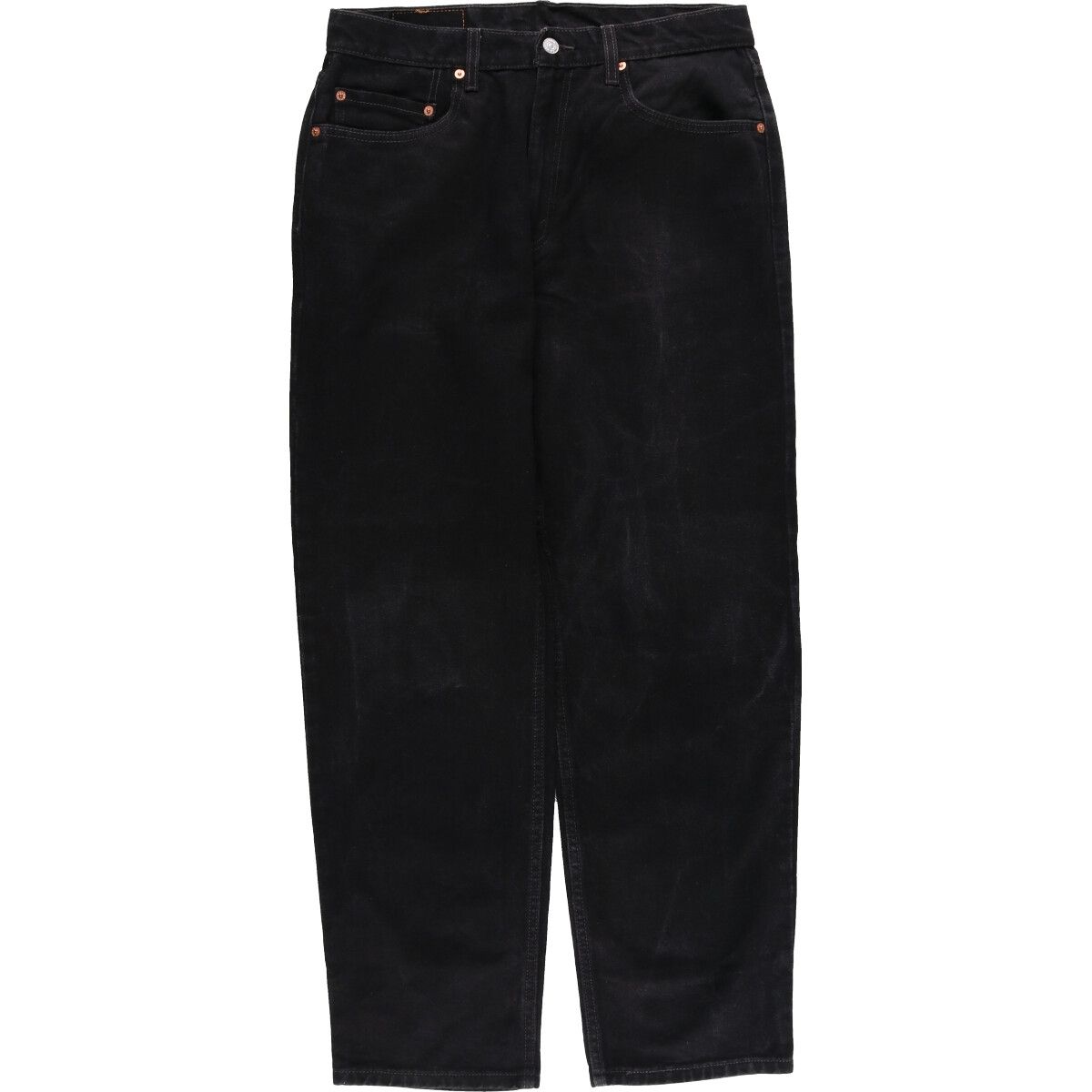 古着 00年代 リーバイス Levi's 550 RELAXED FIT ブラックデニム テーパードデニムパンツ メンズw34相当/eaa475206