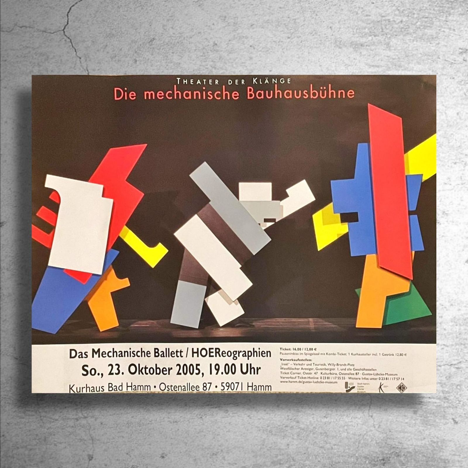 建築学校『BAUHAUS バウハウス』2005年ドイツでの展示ポスター 【公式 