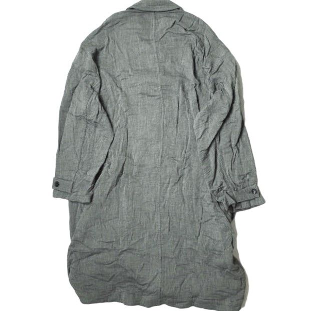 新品 Graphpaper グラフペーパー 日本製 Gauze Oversized Soutien Collar Coat ガーゼオーバーサイズステンカラーコート GU191-10038 2 D.GRAY アウター g8630