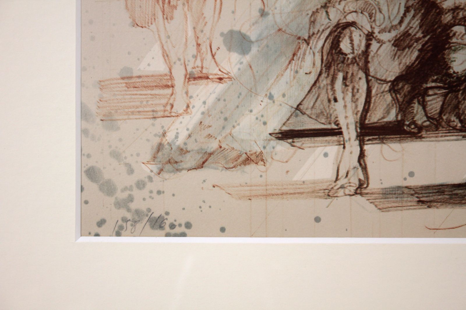 クロード・ワイズバッシュ 「画家たち」 リトグラフ 版画 絵画 クロード・ワイズバッシュ 「画家たち」 リトグラフ 版画 絵画
