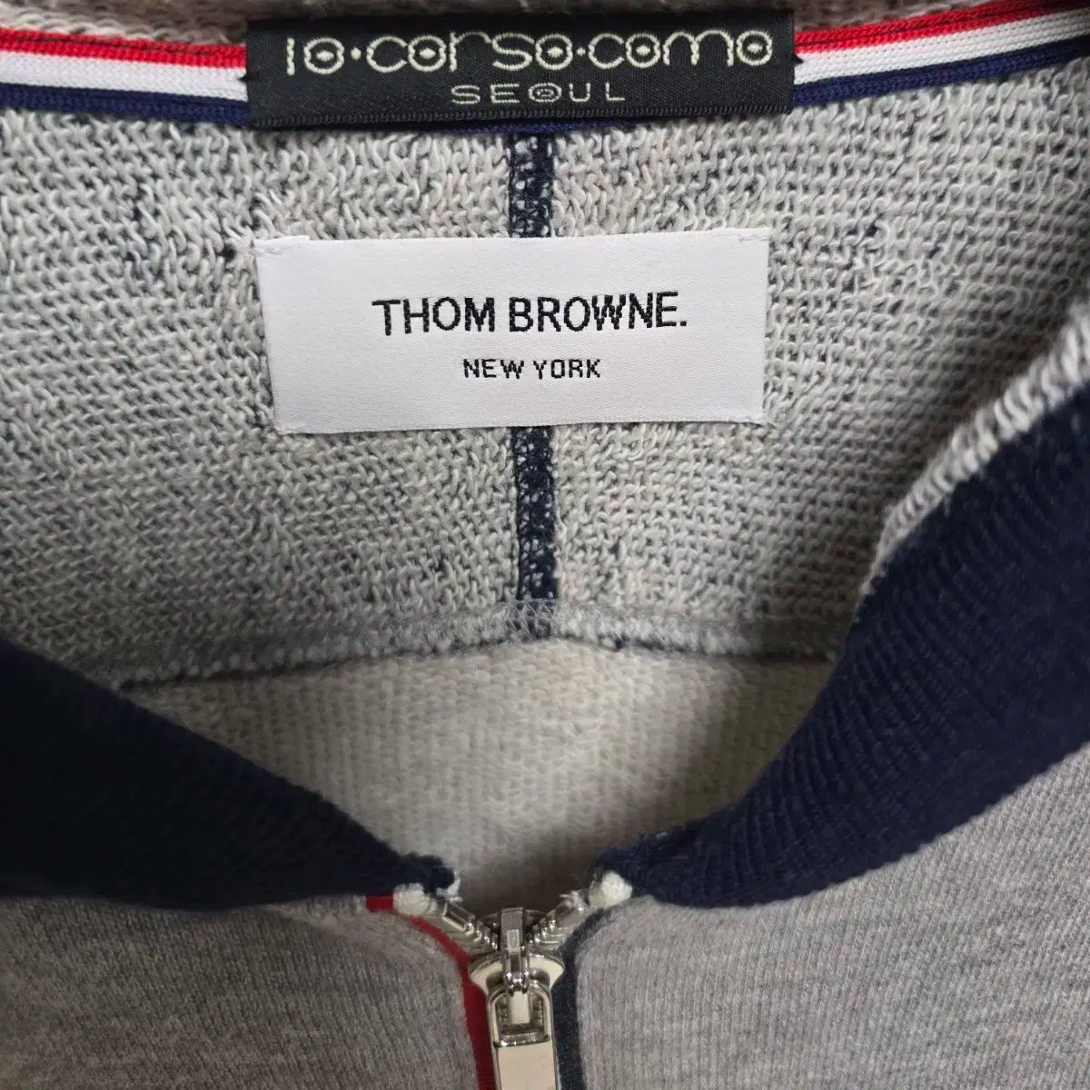 雷市場（ポンジャン）商品韓国直送】2 Thom Browne(トム・ブラウン) フード ジップアップ トレーナー セットアップ サイズ 出品 -  メルカリ