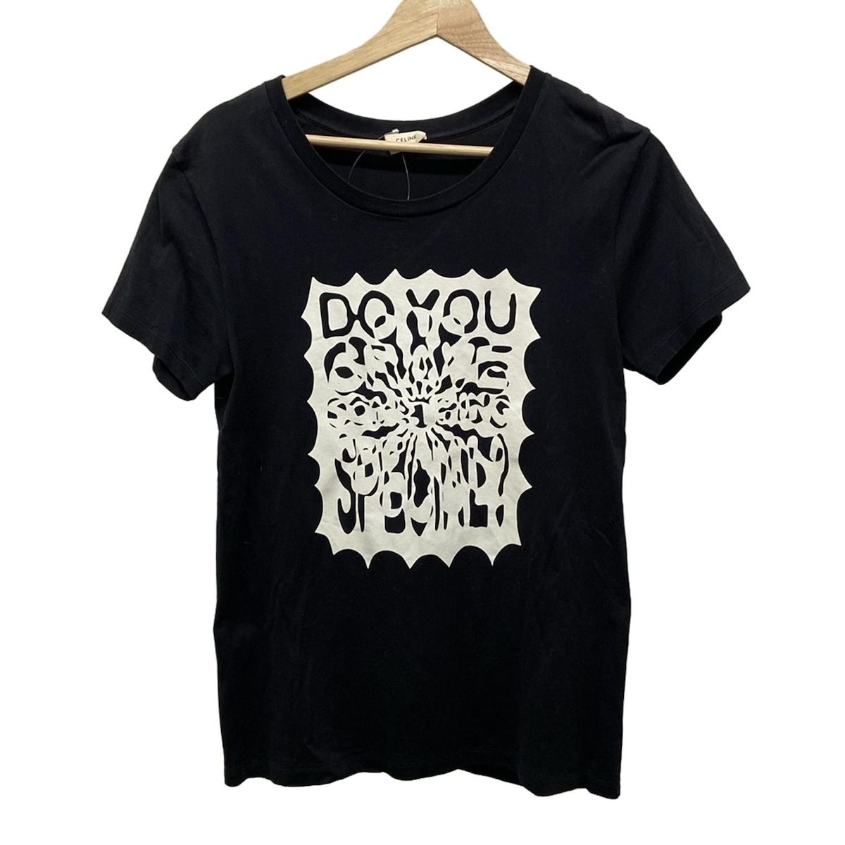 セリーヌ Tシャツ ブラック S CELINE セリーヌ Tシャツ ブラック S