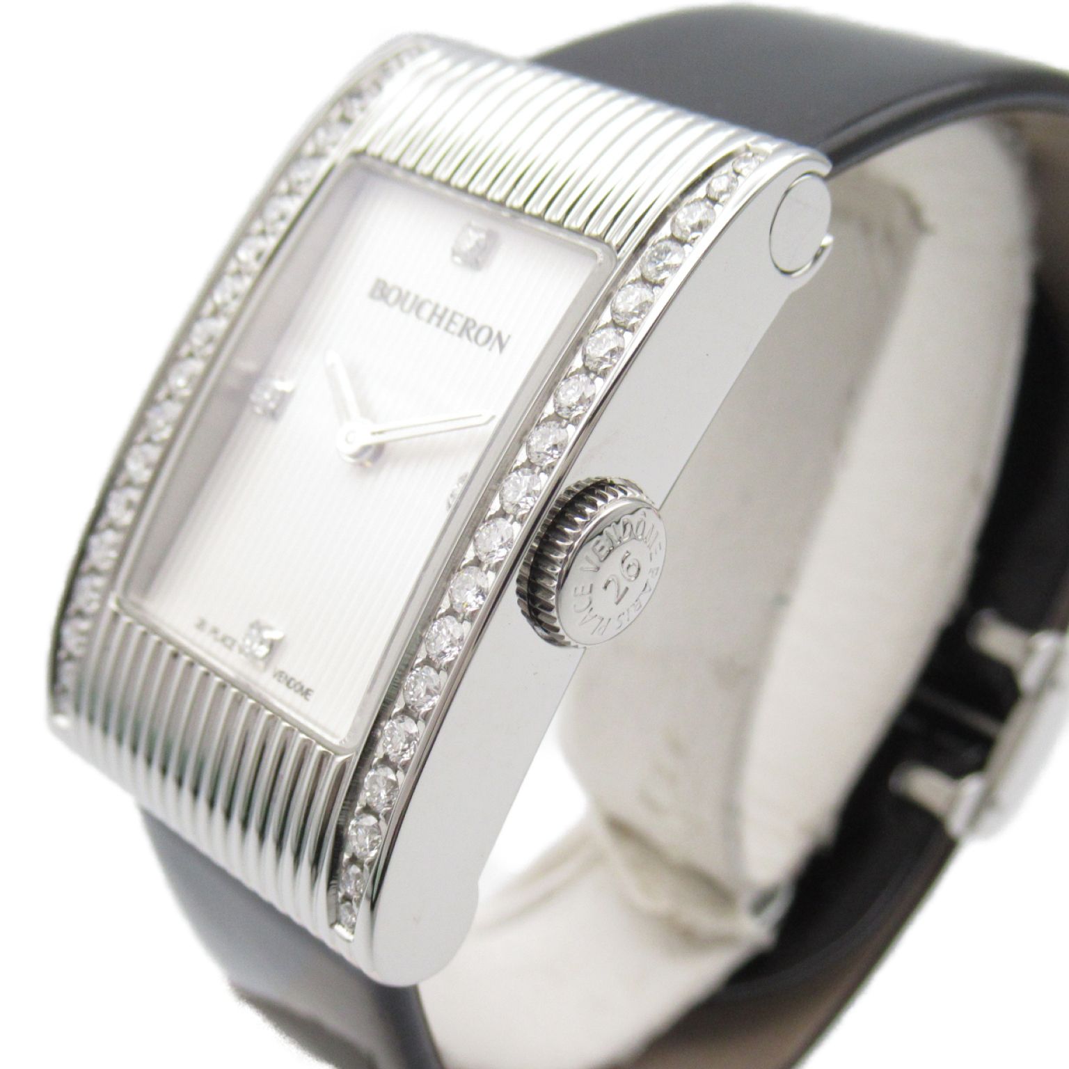 ブシュロン リフレ スモール ダイヤベゼル 腕時計 - メルカリ