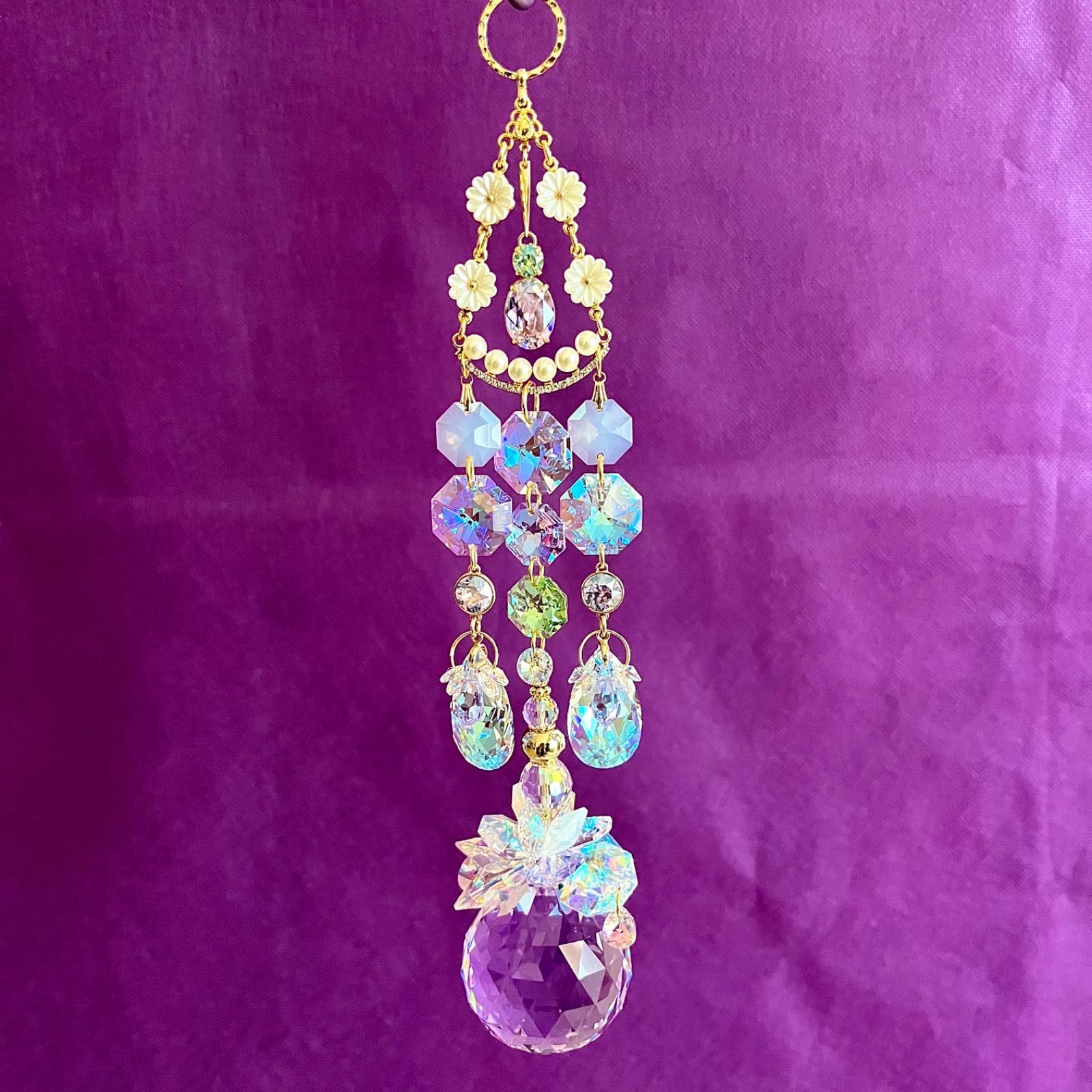 M様オーダー品3点おまとめ】♡スワロフスキーサンキャッチャー