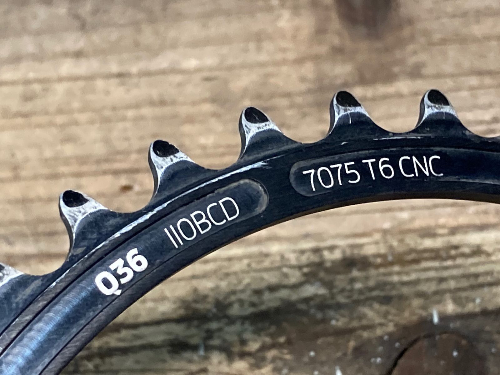 JK451 ローター ROTOR Q-RING 楕円チェーンリング 110BCD 52 36T BRIGHTFACE_UK