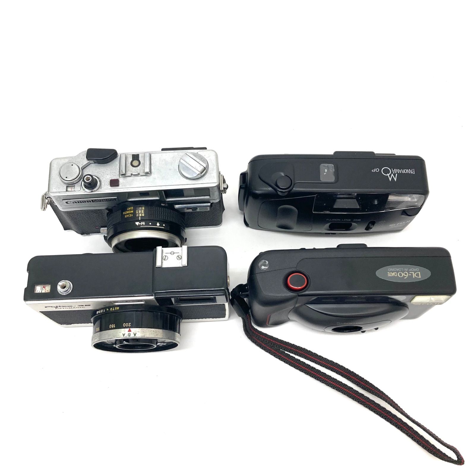 フィルムカメラ　ジャンク品　5点セット！！　Canon  FUJI ◇Canon FUJIFILM◇キヤノン 富士フイルム まとめ売り ジャンク