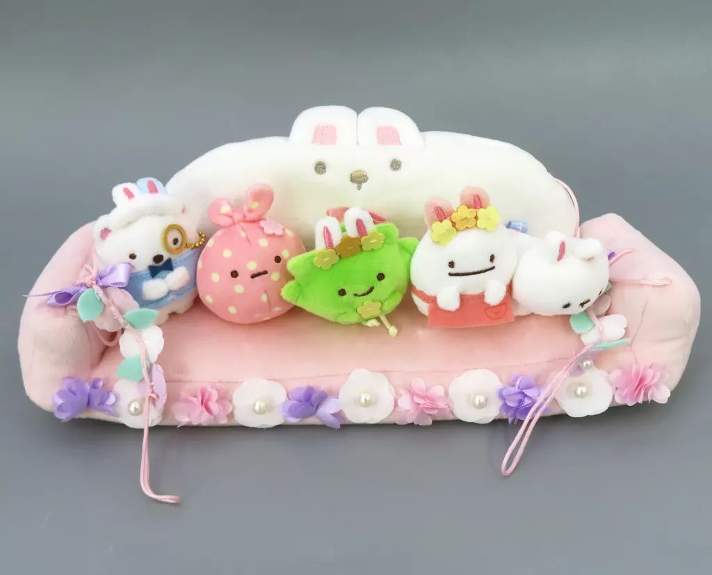 中古】ぬいぐるみ うさぎのおにわぬいぐるみ すみっコぐらし