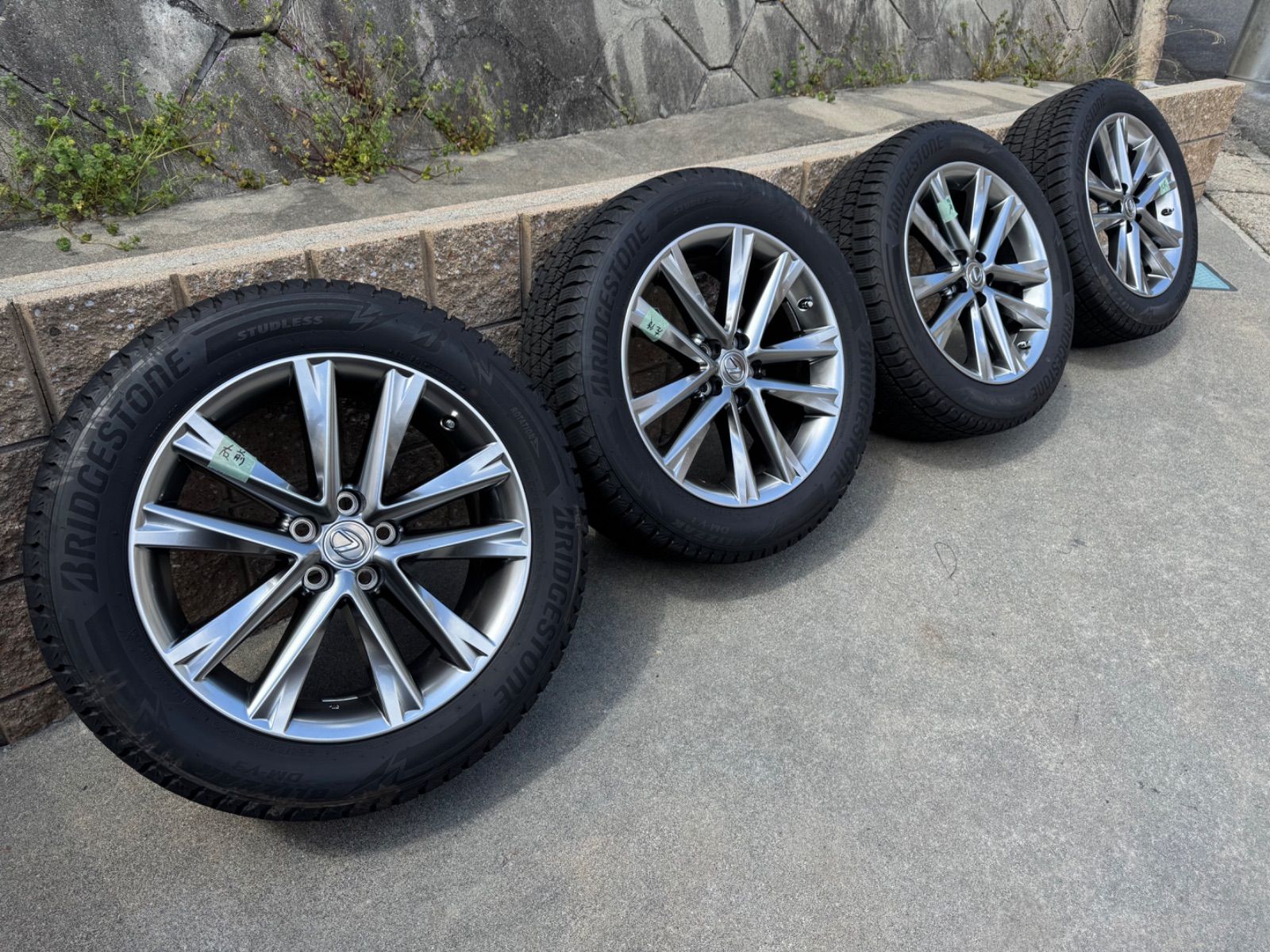 【福太郎②】2/4 レクサス純正　RX450h タイヤホイールセット レクサス LEXUS RX450h 純正ホイール・タイヤセット 福太郎様専用②】2