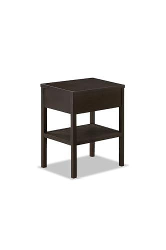 関家具 ナイトテーブル ブラウン 大川家具 素材|タモ材 154326