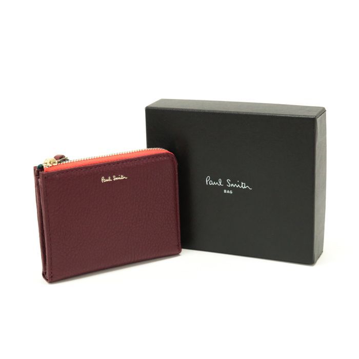 ポールスミス Paul Smith コンパクトウォレット レザー PWD034 L字 ...