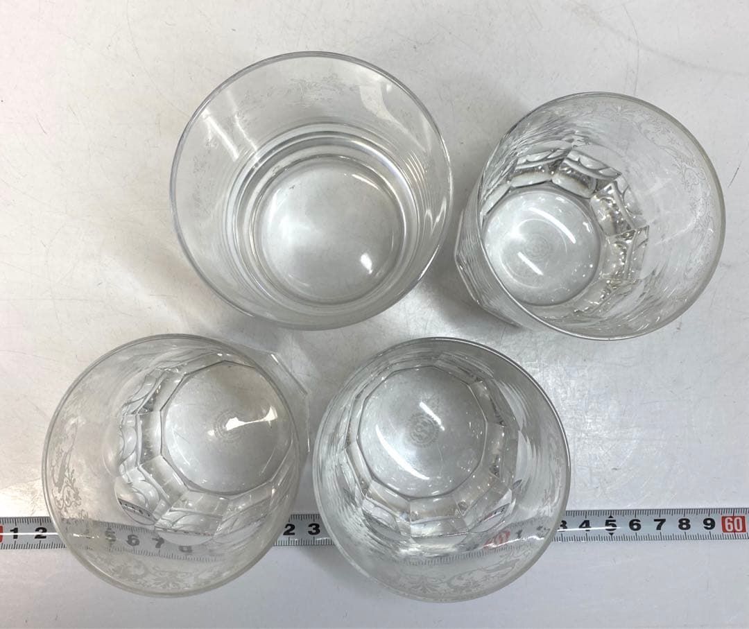 バカラ アルクール 特注品 ロックグラス 4客 東山6-0210
