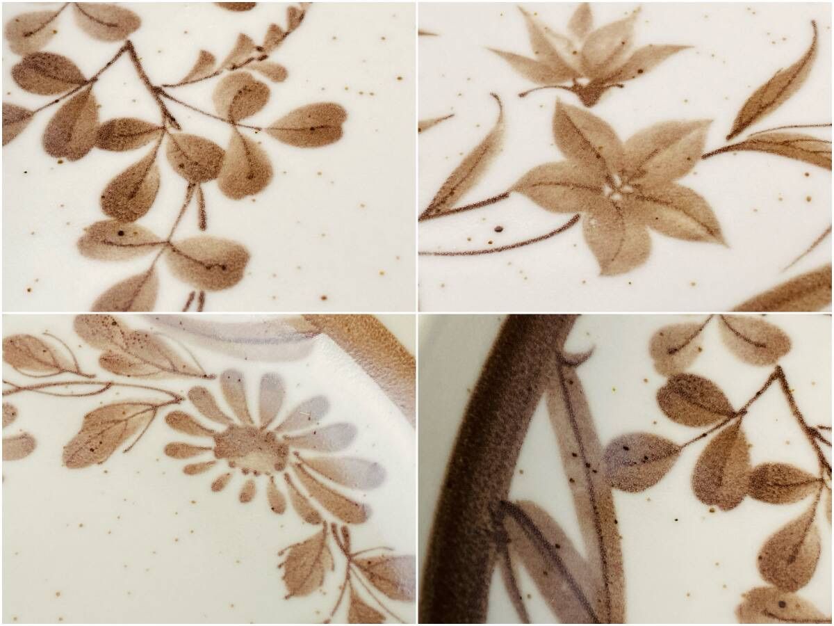 懐石 染付 輪花 牛上笛吹童子紋 皿 九枚(K-XA834) 懐石 染付 輪花 牛上笛吹童子紋 皿 九枚(K-XA834) 美術品