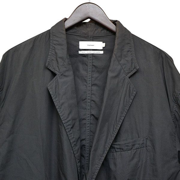 グラフペーパー Garment Dyed Poplin オーバーサイズジャケット
