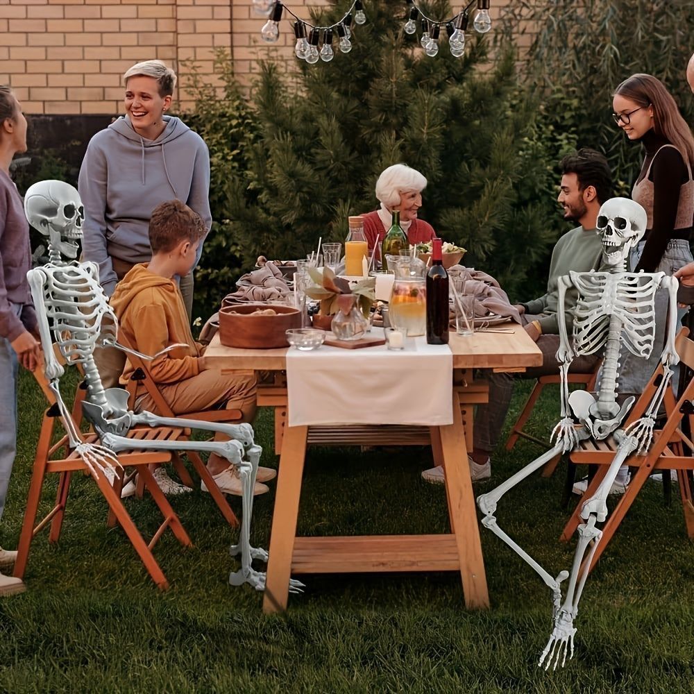 スケルトン ハロウィン ガーデン ハロウィンデコレーション おばけ インテリア 屋外 飾り 庭 置物 子供 こども 撮影背景 背景 ホームデコレーション ガーデンデコレーション 骸骨彫刻 ハロウィンスケルトン リアルな全身 墓地 お化け屋敷 屋内屋外装飾用