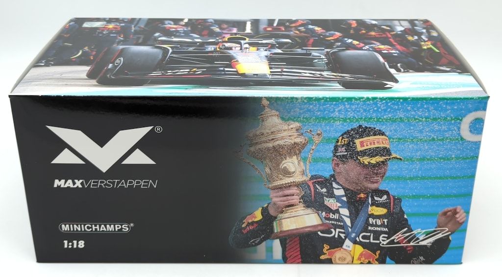 VERSTAPPEN.COM 1|18MINICHAMPS EDITION 126 113 231101 Oracle Red Bull Racing RB19 2025 1 BRITISH GP-Winner