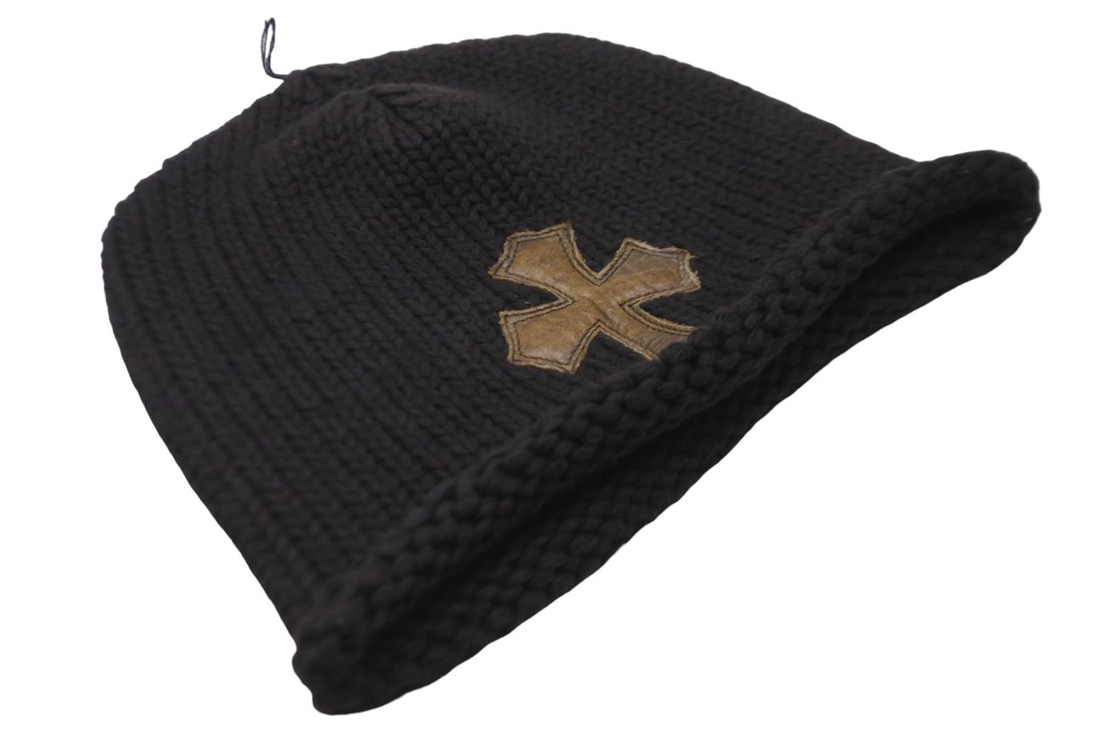 CHROME HEARTS クロムハーツ ビーニー ニットキャップ クロスパッチ