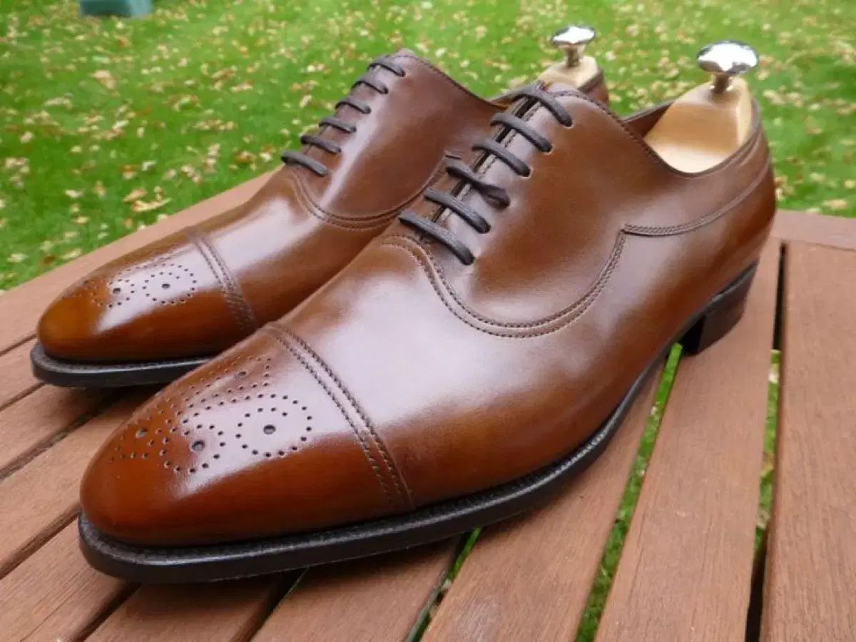 John Lobb ダークブラウン オックスフォードシューズ　イルフォード John Lobb ダークブラウン オックスフォードシューズ イルフォード