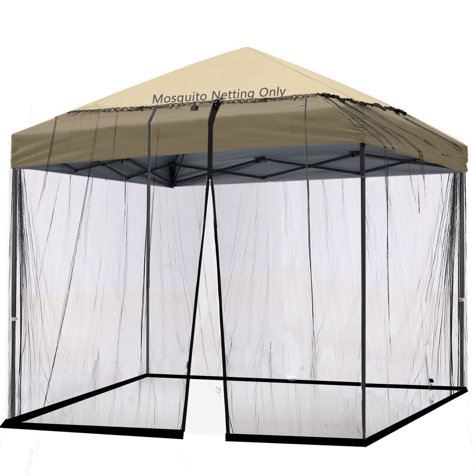 アウトドア 屋外 蚊帳テント 防虫ネット 蚊帳 タープテント用メッシュ キャンプ ガーデンパラソル蚊帳 3m x SOOSPE-MZ 3m x 2.3m