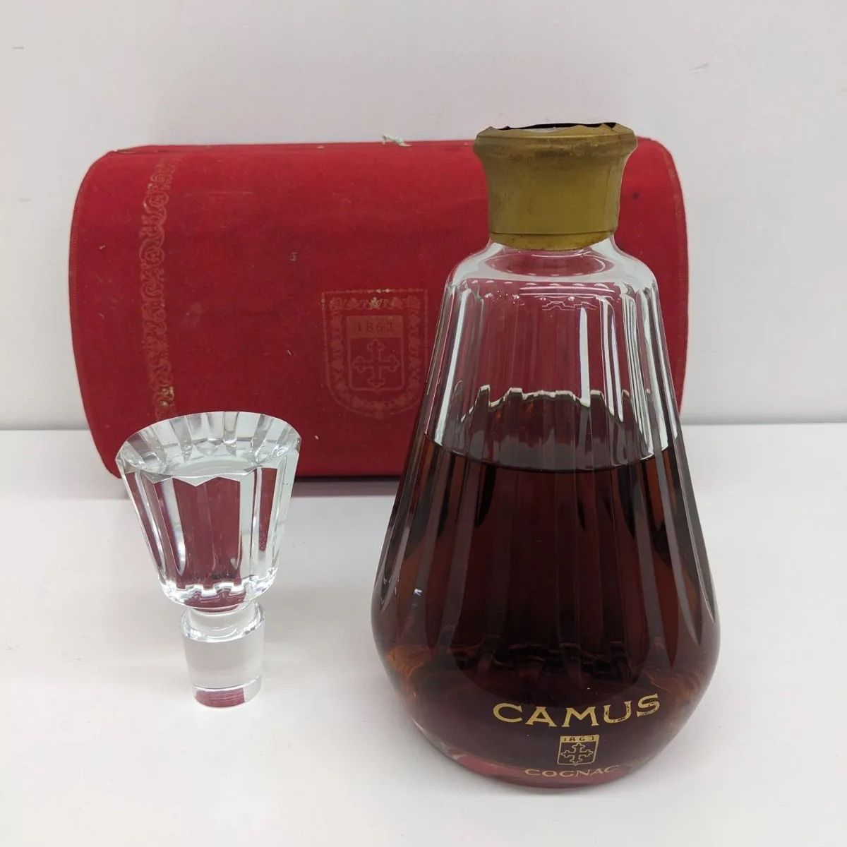 未開栓】古酒CAMUS カミュ Baccarat バカラボトル クリスタル カラフェ ...