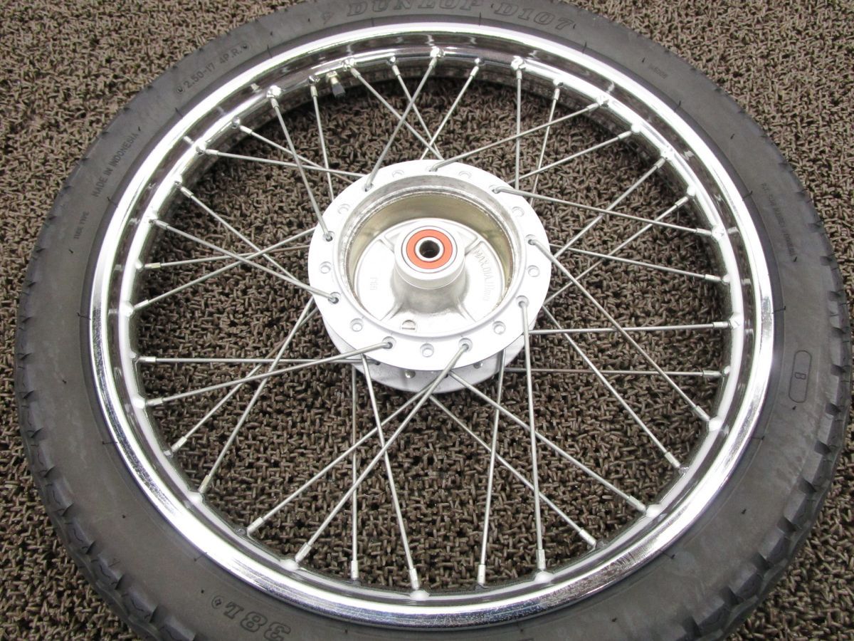 ベンリィ90S リアホイール □Z602 HA03 ホンダ HA03E BENLY キャブ車 動画有