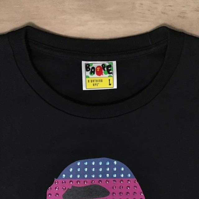 スワロフスキー BAPE Tシャツ ラインストーン ベイプ ape エイプ