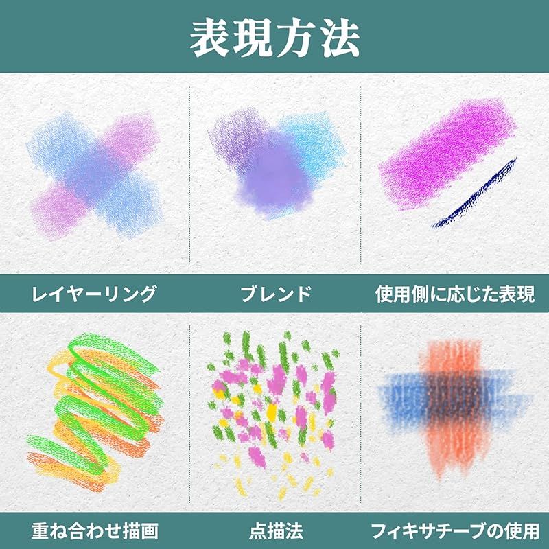 ソフトパステル８本セット２点PORTRAIT&DARK Amazon.co.jp: Colour Block Soft Pastel Art Set, 100 Color