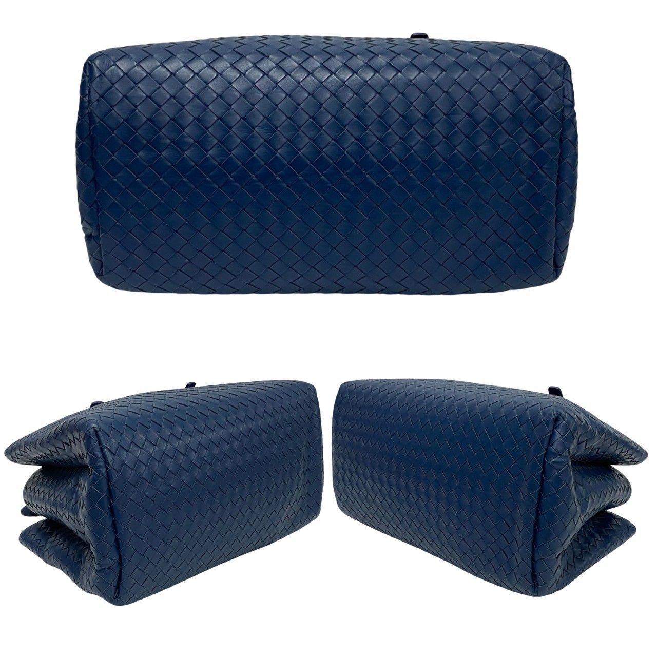 極美品　ボッテガヴェネタ イントレチャート レザー ショルダーバッグ 希少 極 美品 希少品 BOTTEGA VENETA ボッテガヴェネタ イントレ