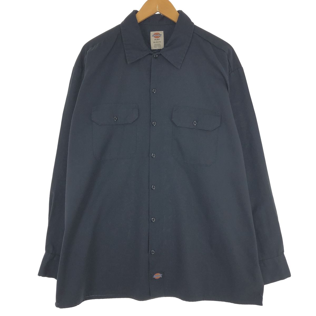古着 ディッキーズ Dickies FLEX 長袖 ワークシャツ メンズXL/eaa444053