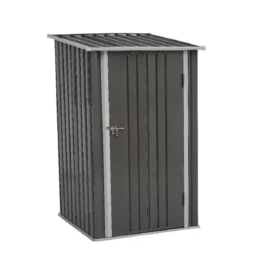 BTM 物置 倉庫 大型物置 戸外収納庫 物置 防水 耐侯 鍵付き 収納 ガーデン 庭 田畑 農場 頑丈 大容量 スチール 床がない 屋外 大型