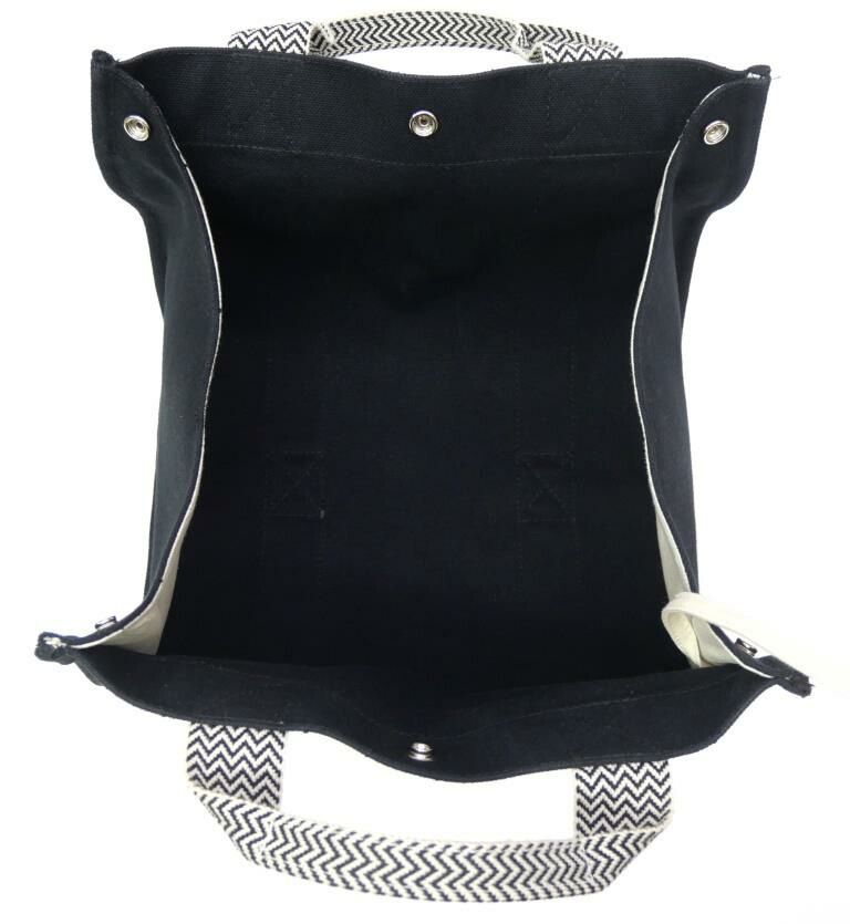 【廃盤・美品】エルメス カンヌ PM　トート ハンドバッグ　ストライプ　ブラック 楽天市場】HERMES エルメス カンヌPM トートバッグ ハンドバッグ