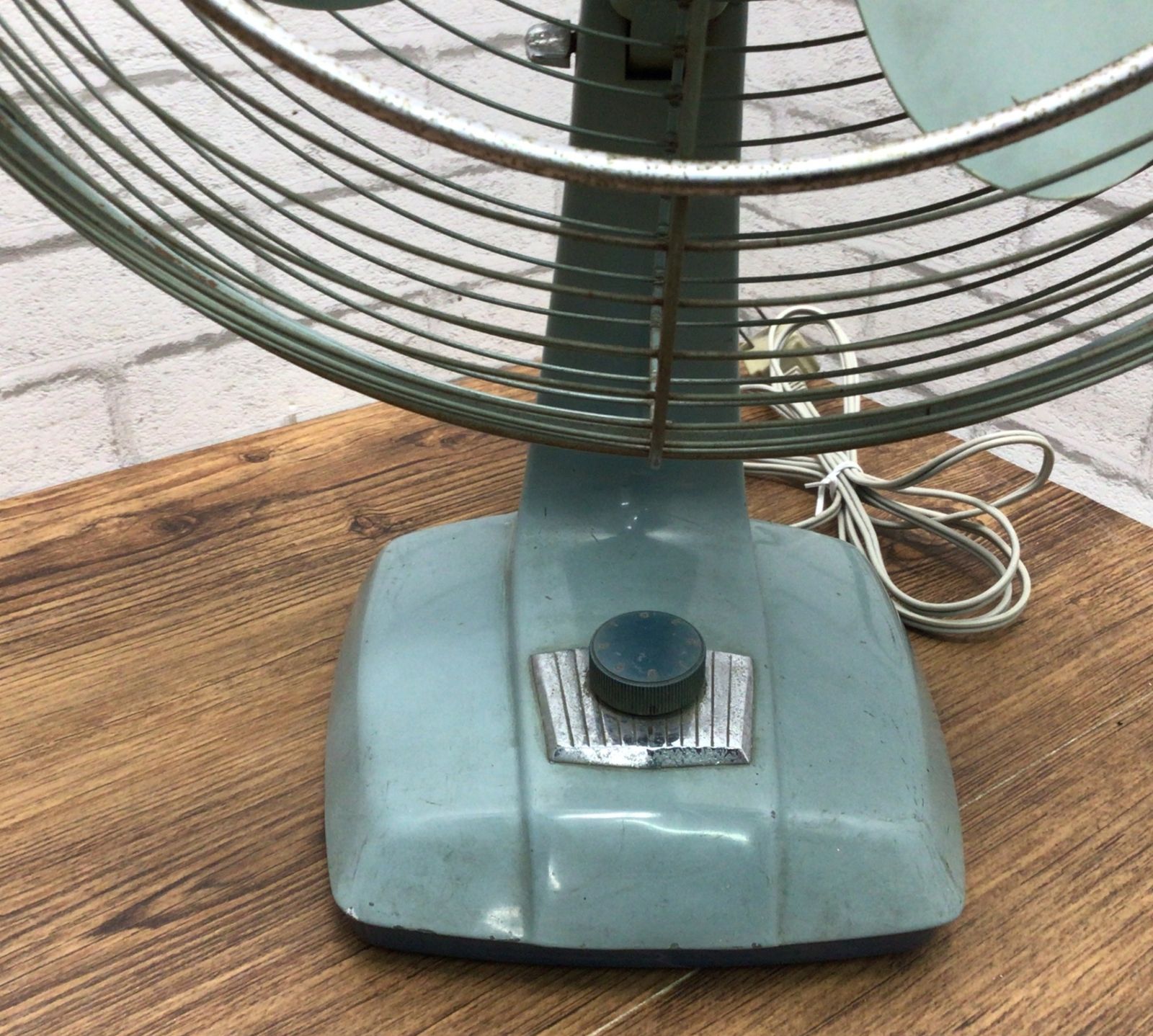 7051 【動作品】富士電機 FUJI DENKI SILENT FAN FTS3060 扇風機 昭和 
