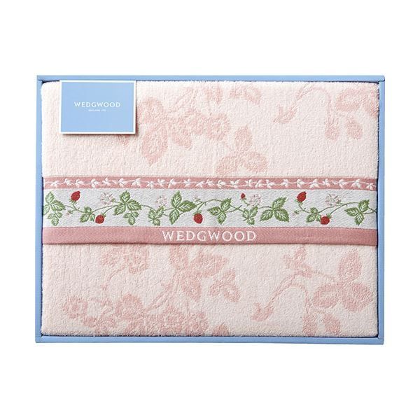 ウェッジウッド ワイルドストロベリー タオルケット ピンク C6084549