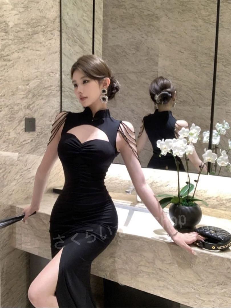 エレガントひざ丈キャバワンピース✦夜職パーティ対応 楽天市場】服 タイトワンピース 膝丈 チェック柄 ノースリーブ