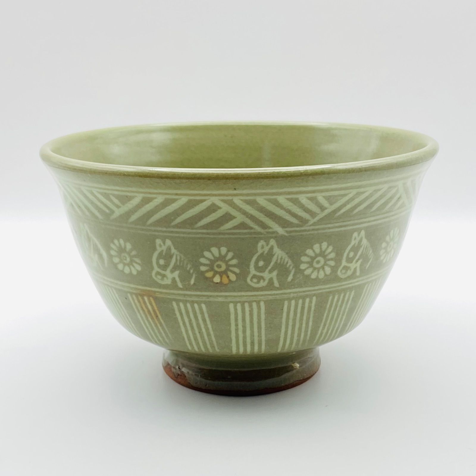 青磁盌 茶道具 抹茶茶碗 薄氷紋 氷裂 青磁 茶碗 氷裂貫入 青磁茶