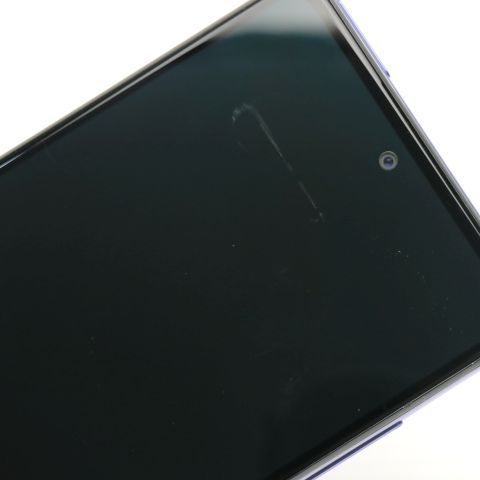 スマートフォン・携帯電話 美品 SC-53B Galaxy A52 5G オーサムバイオレット 白ロム 本体 即日発送 土日祝発送OK あすつく 05000