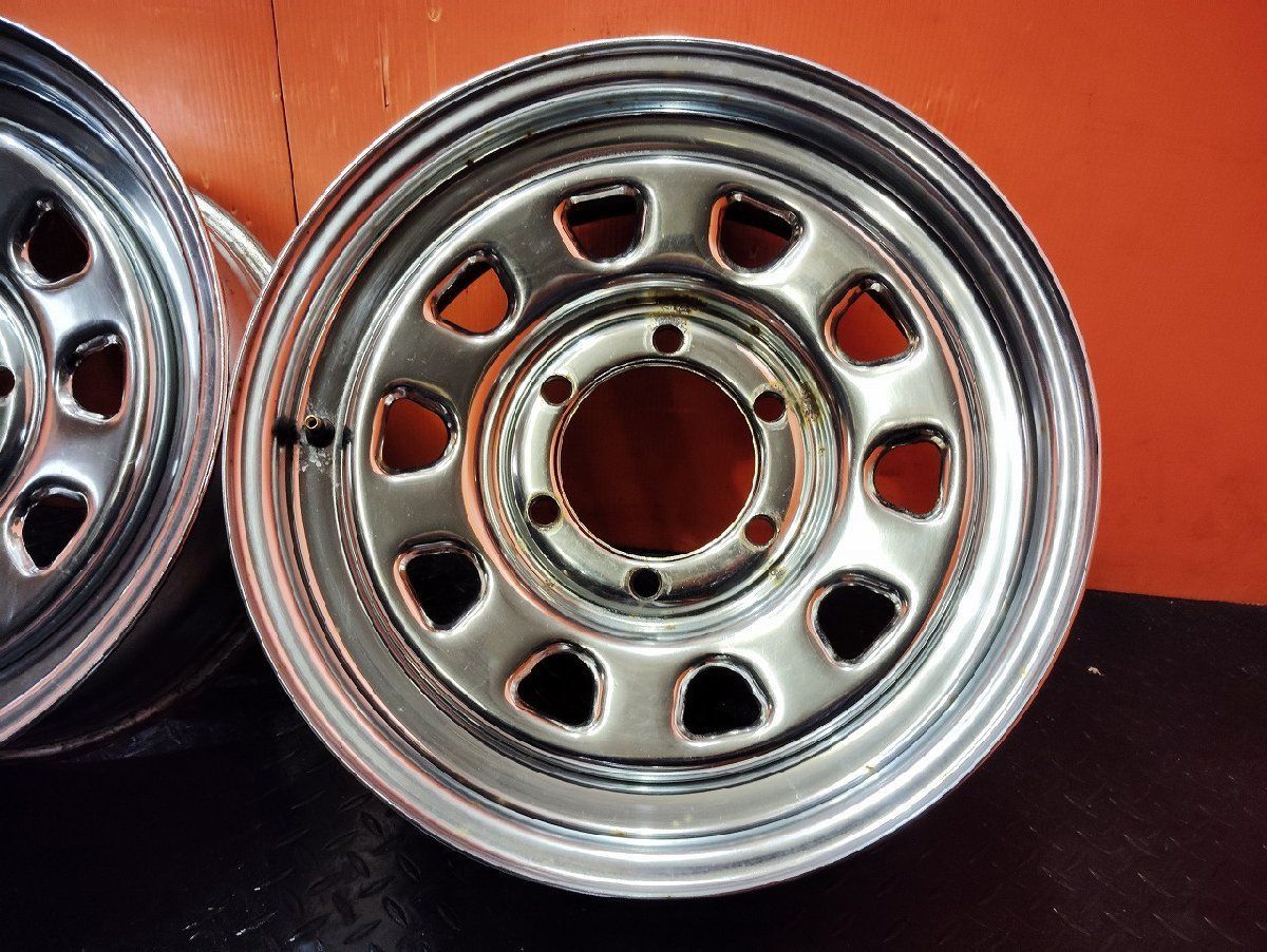 DAYTONA デイトナ 社外ホイール スチールホイール 16インチ 4本 6.5J6HPCD139.7約+40 ハイエース等 　(VHK496) DAYTONA デイトナ 社外ホイール スチールホイール 16インチ 4本 6.5