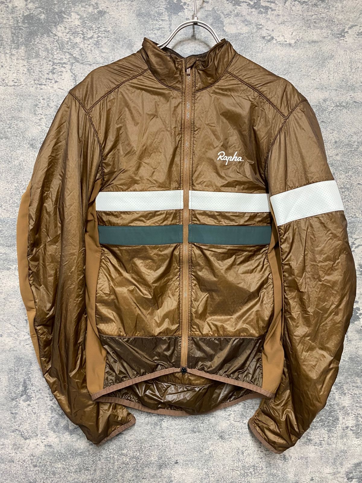 JM633 ラファ Rapha BREVET INSULATED JACKET 長袖 サイクルジャケット ブラウン M