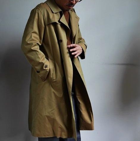 AURALEE オーラリー 日本製 FINX CHAMBRAY TRENCH COAT
