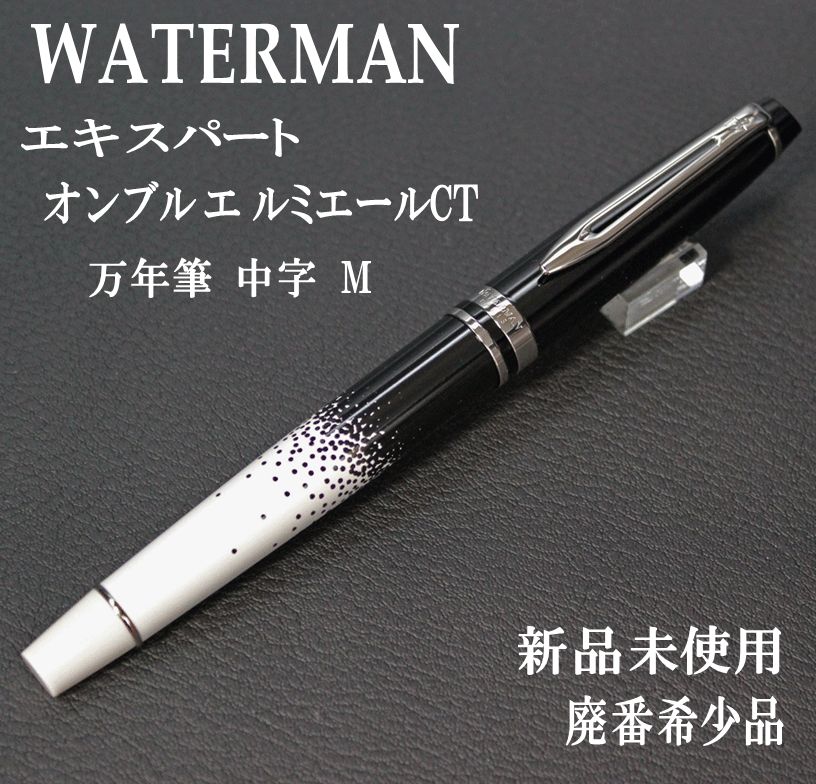 最後の1本 廃盤 WATERMAN ウオーターマン エキスパート オンブル エ ルミエールCT 万年筆 中字 M 製造 品