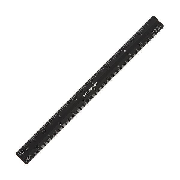 まとめ ステッドラー 三角スケール コピーダウン15cm マットブラック 561 7-15 1個 ×10セット