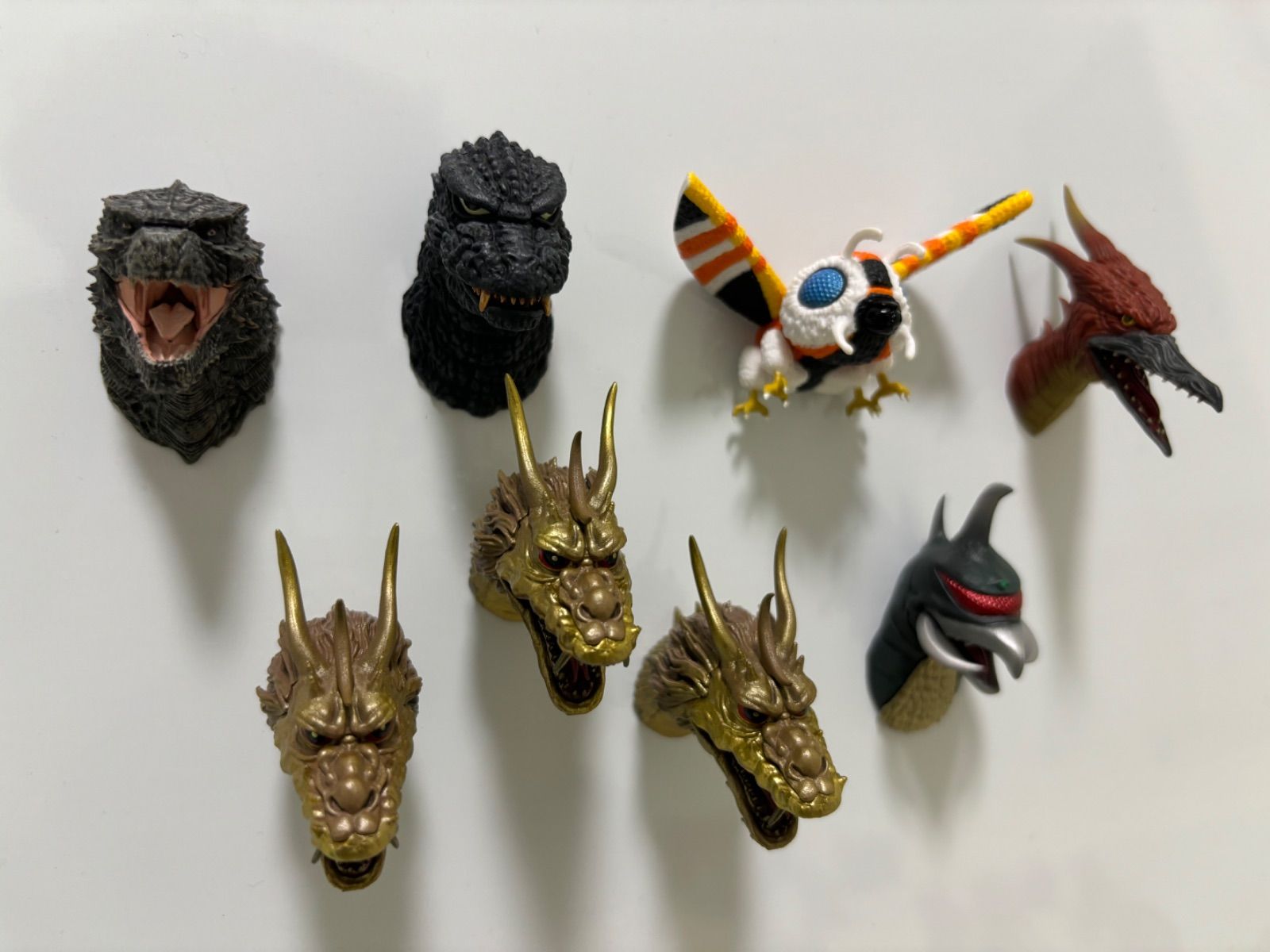 ゴジラ　ウルトラマン　特撮 ヘッドマグネット　フィギュア　まとめ売りセット！ ゴジラ ウルトラマン 特撮 ヘッドマグネット フィギュア まとめ