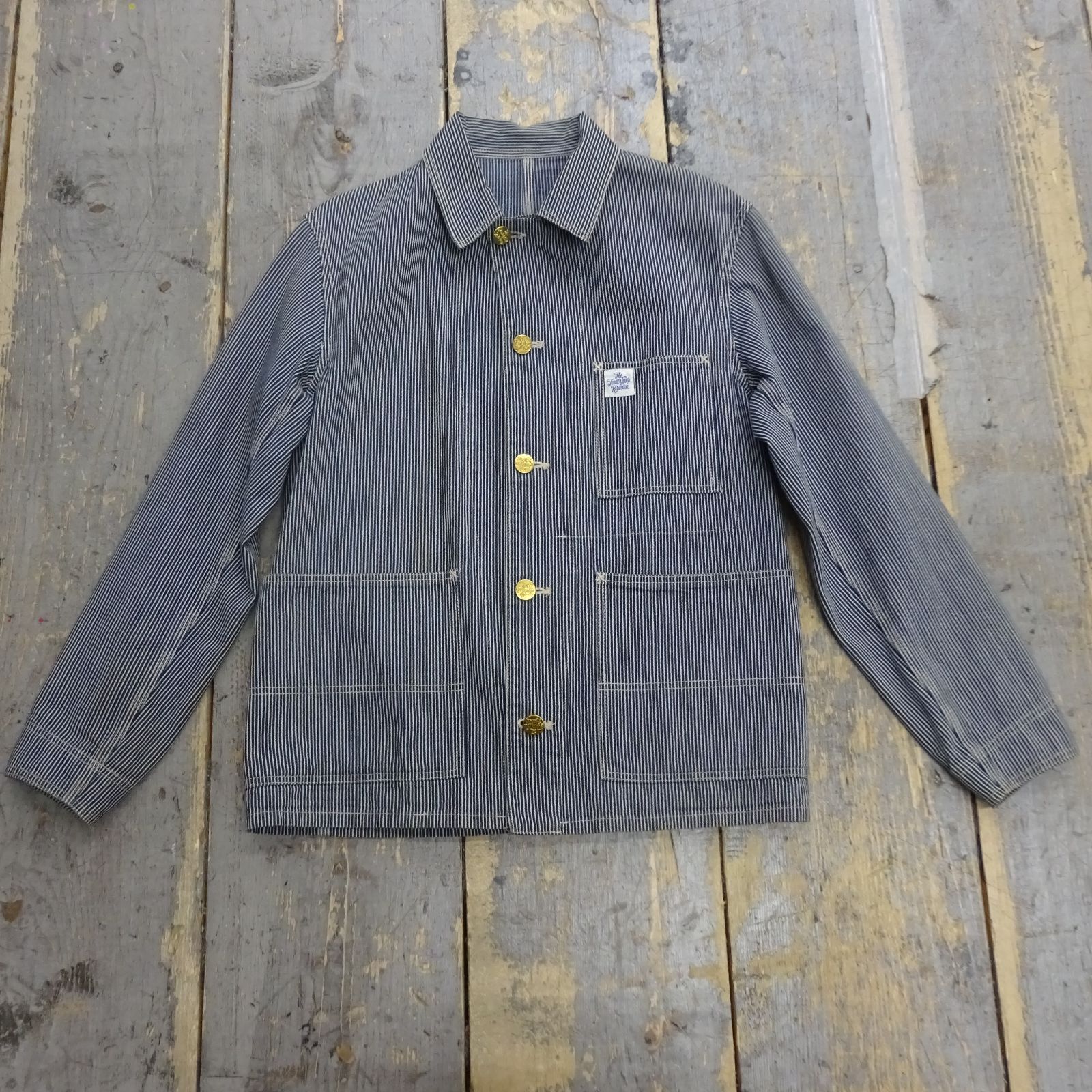 TENDERLOIN T-COVERALL　ヒッコリーカバーオール　M TENDERLOIN(テンダーロイン) T-COVERALL ヒッコリー カバーオール