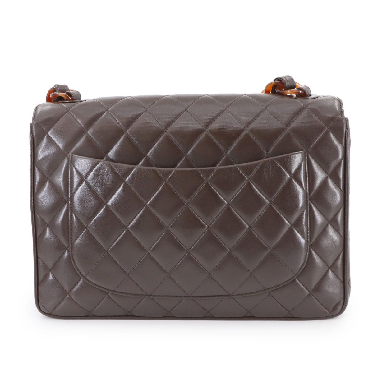 CHANEL べっ甲 ジャンボマトラッセ ラムスキン CHANEL べっ甲 ジャンボマトラッセ ラムスキン