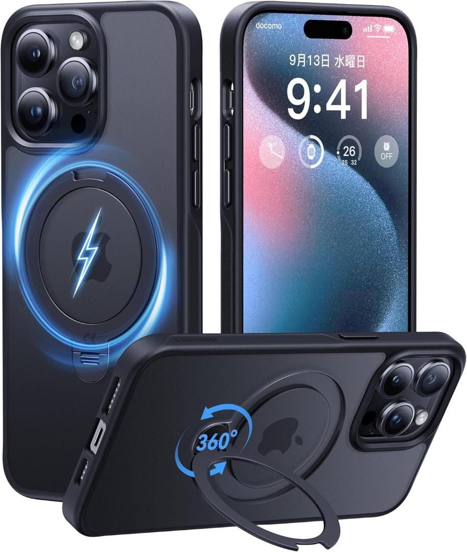 CASEKOO iPhone 14 Pro用 米軍MIL規格 耐衝撃 ブラック CASEKOO iPhone 14 Pro用 米軍MIL規格 耐衝撃 ブラック - メルカリ