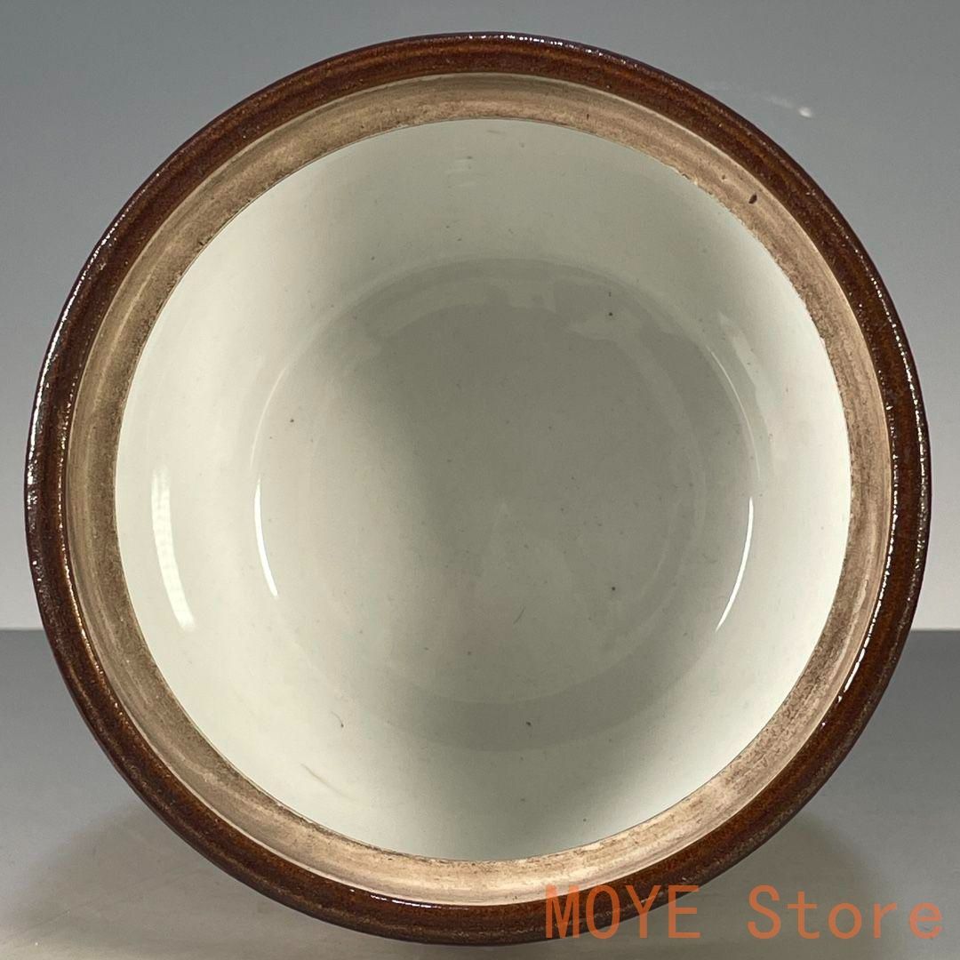 五色五牛神図蓋缶 景徳鎮 陶磁器 装飾品 現代工芸品 美術品 置物
