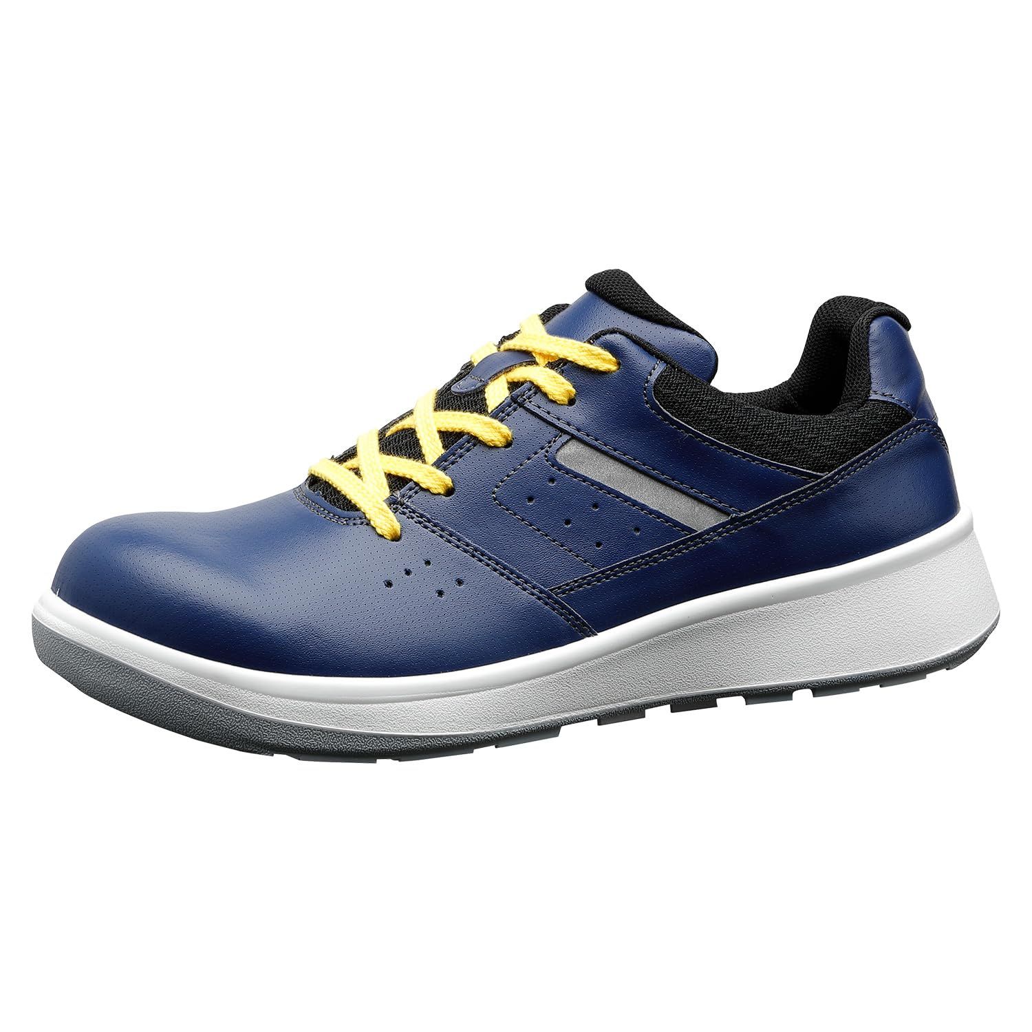 ミドリ安全 G 4セフティスニーカー 静電安全靴 JIS規格 スニーカー 普通作業 先芯入り 4590 静電 ネイビー 26.5 cm 3 E Free Size