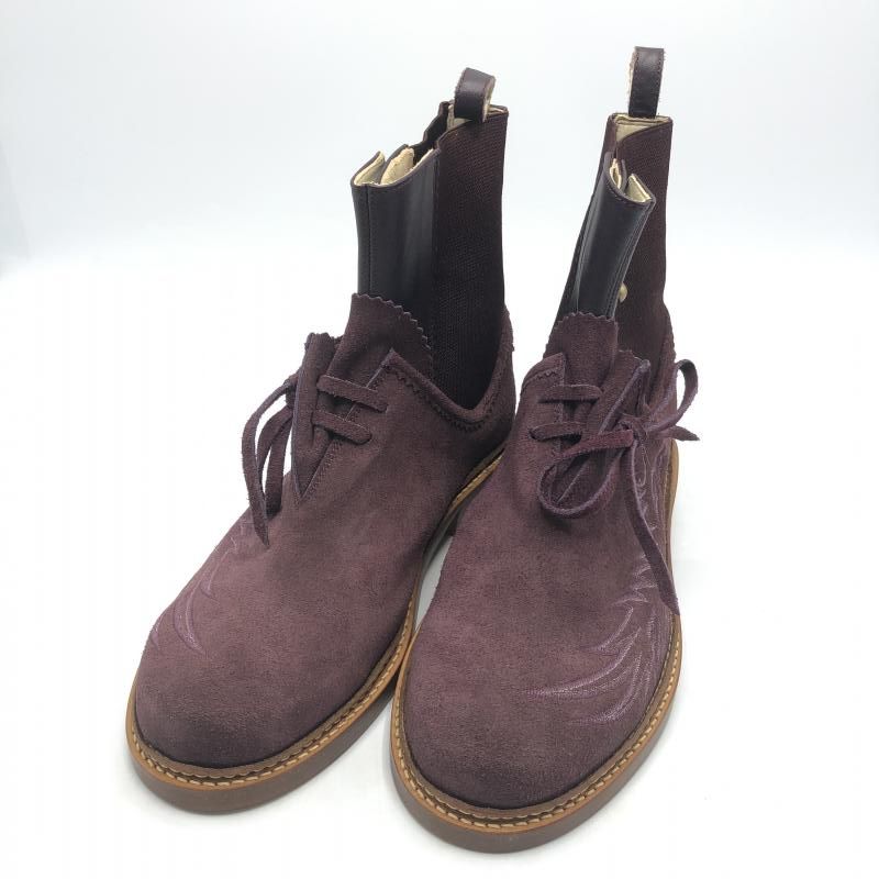 中古】NUMBER (N)INE 09SS スエードレザードッキングブーツ 9 S09 